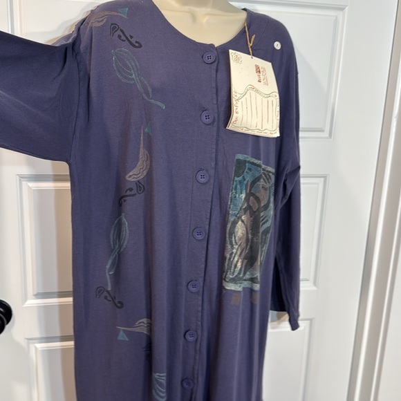 Vintage Bluefish Maxi swing dress size 1 fits 10/12 NWOT - Picture 7 of 12